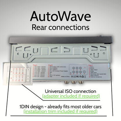 AutoWave 1DIN-Serie Autoradio