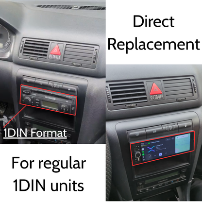 AutoWave DialPro 1DIN Head Unit